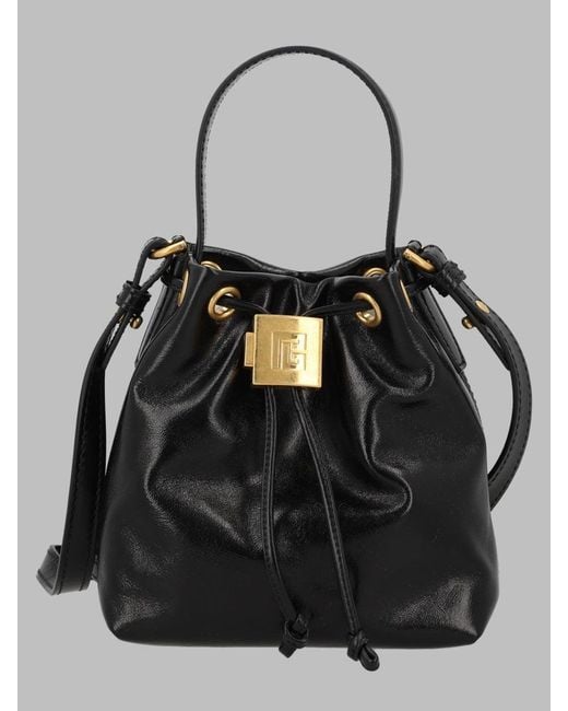 Balmain Black Mini Chic Shoulder Bag