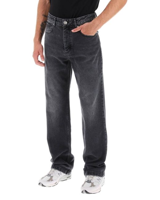 Lose Jeans mit geradem Schnitt AMI pour homme en coloris Blue