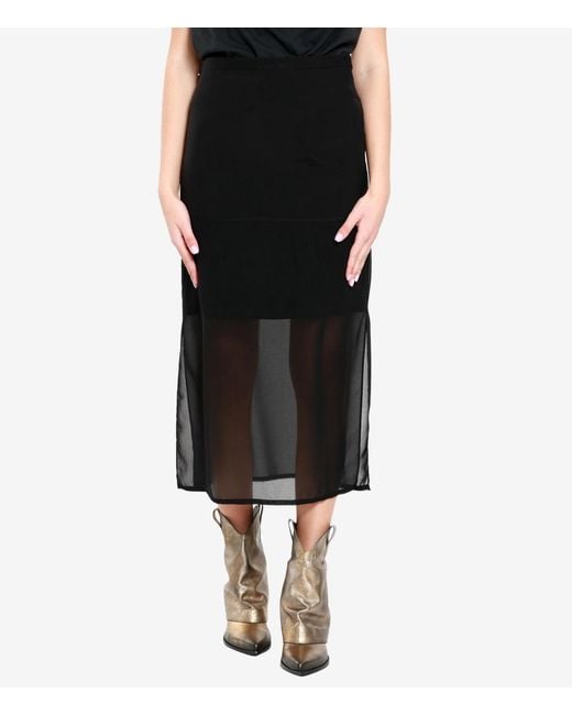 Sportmax Black Midi Skirts