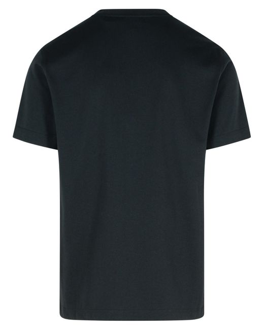 Burberry Black Cotton T-Shirt for men