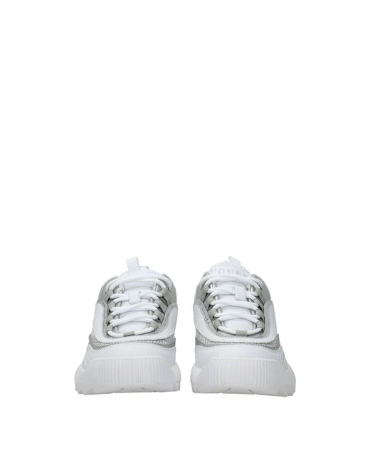 Guess White Sneakers Donna Poliuretano Bianco/Argento