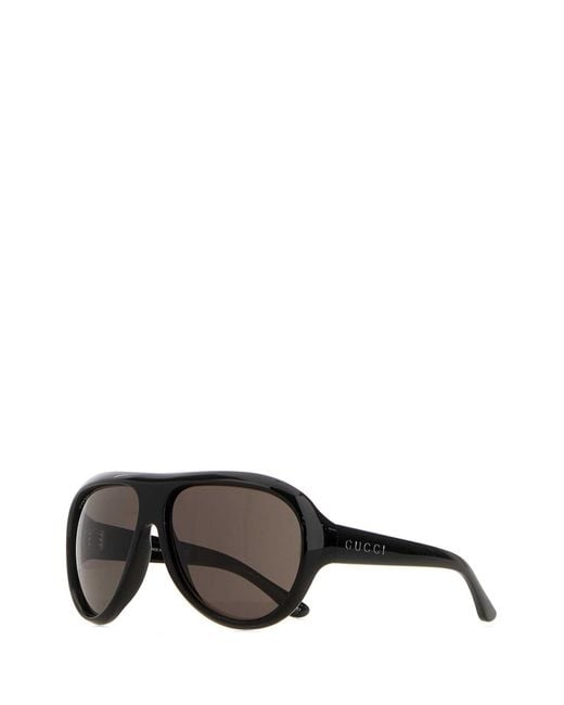 Gucci Gray Acetate Sunglasses