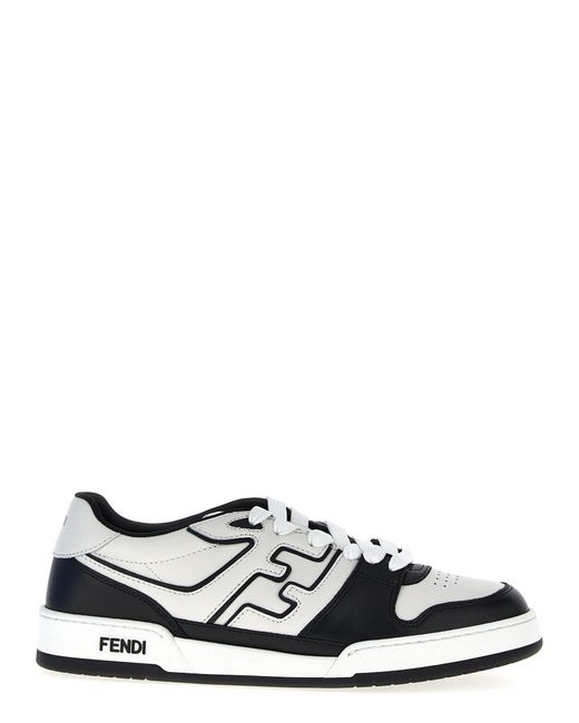 Match Sneakers Bianco/Nero-Uomo di Fendi in White da Uomo