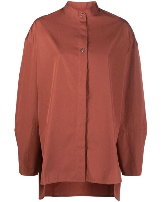 Studio Nicholson Red Oversized Shirt