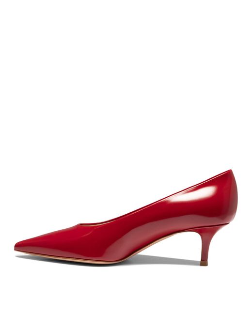 Gianvito Rossi Red "Robbie 55" Pumps