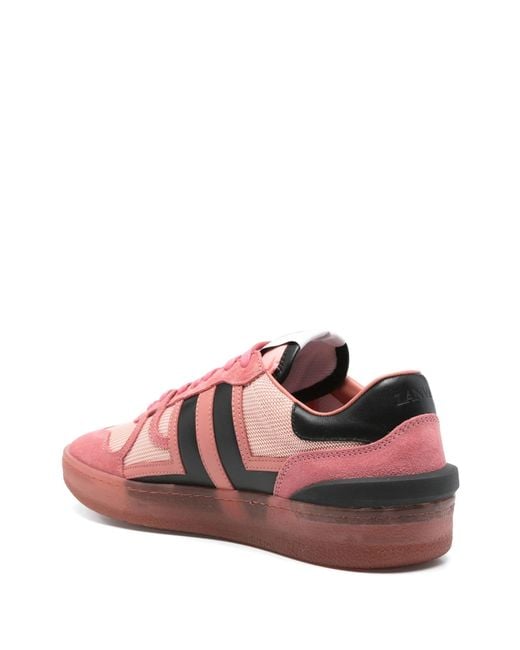 Lanvin Pink Clay Sneakers Shoes