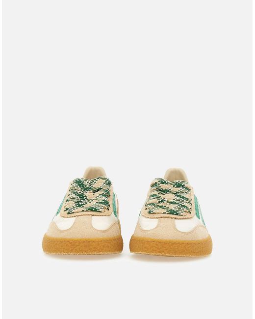 PURAAI Green Panther 6.01 Creme Und Smaragd Sneakers