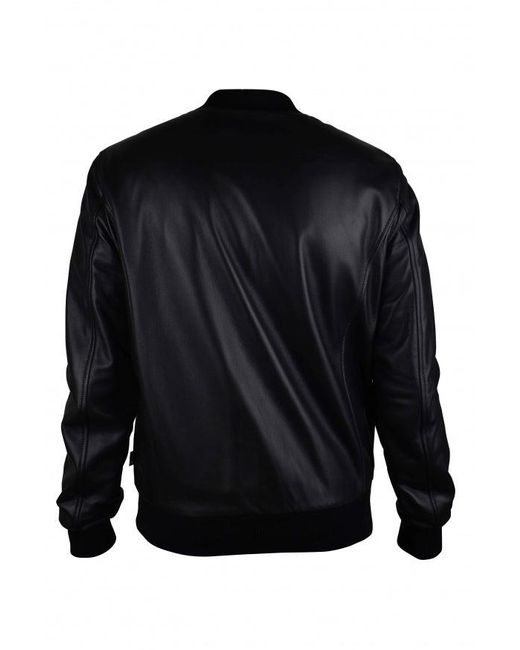 Philipp Plein Black Bomber Jacket