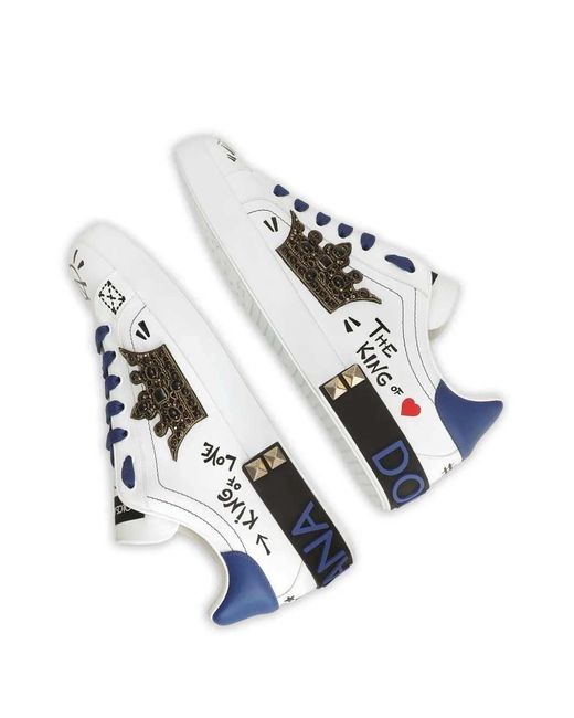 Dolce & Gabbana Multicolor Portofino Sneakers