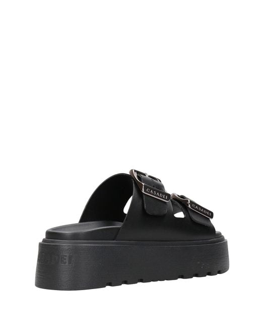 Casadei Black Sandals