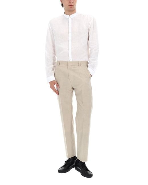 HUGO Natural Virgin Wool Polyester Trousers