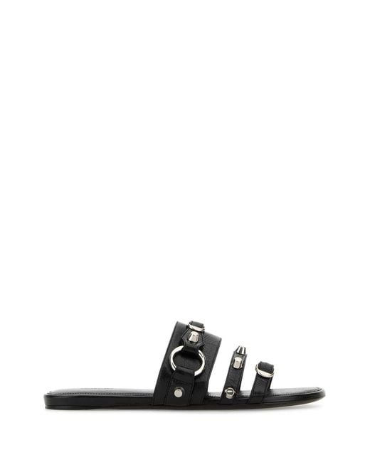 Balenciaga Black City Slide L005