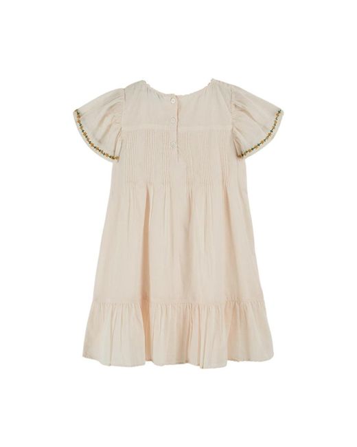 Emile Et Ida Natural Vestito Robe Brodee