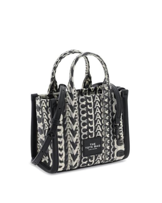 Marc Jacobs Black Die Mini -Einkaufstasche mit linsenförmiger Wirkung