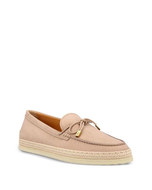 Tod's Brown Nubuck Loafers
