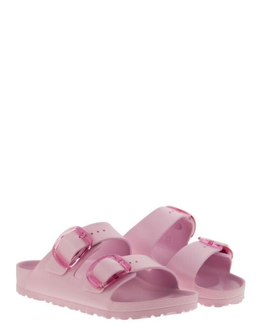 Birkenstock Arizona Big Buckle Eva Sandal Met Gespen in het Pink