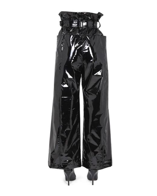 Philosophy Di Lorenzo Serafini Black Vinyl Pants for men