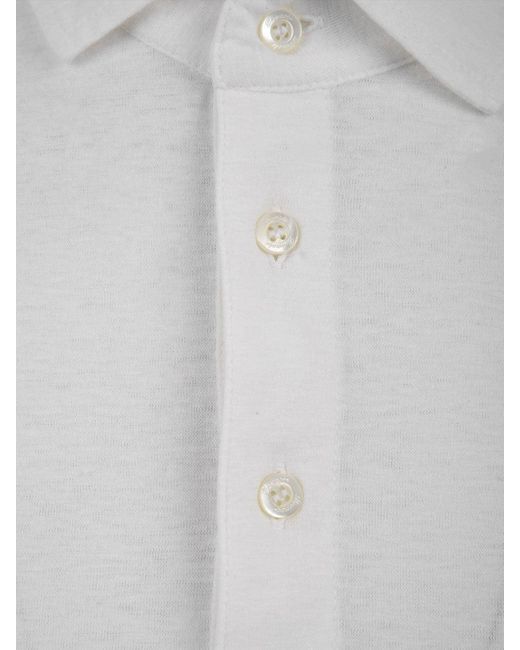 Drumohr T Shirts En Polos Wit in het White voor heren