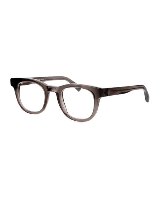 Mykita Brown Squared Sunglasses Kenja C139 Deep Ocean/Shiny