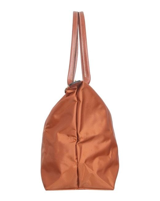 Longchamp Brown Le Pliage Medium Bag