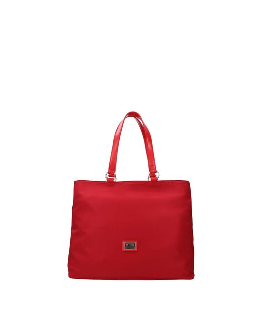 Love Moschino Red Shoulder Bags Nylon/Dark for men