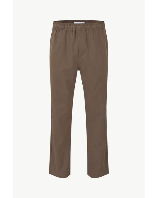 Pantalones marrón Samsøe & Samsøe de hombre de color Gray