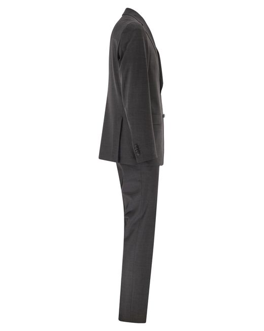 Boss Black Stretch Virgin Wool Blend Suit for men