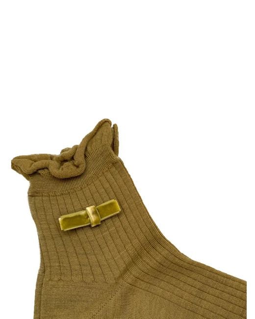 Antipast Green Knitted Socks
