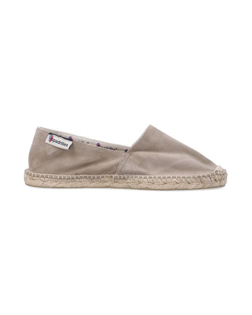 Espadrilles Gray Flache -Schuhe