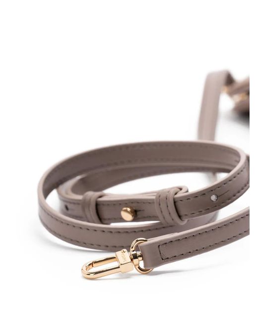 THEMOIRÈ Brown Plissee Clutch