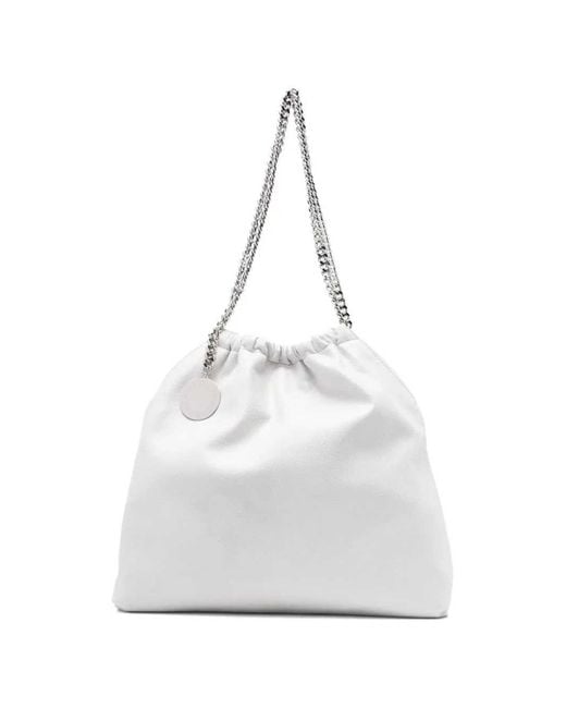 Stella McCartney White Chain Shoulder Bag