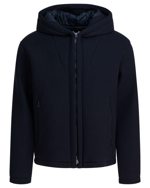 Herno Korte Scuba-jas in het Blue