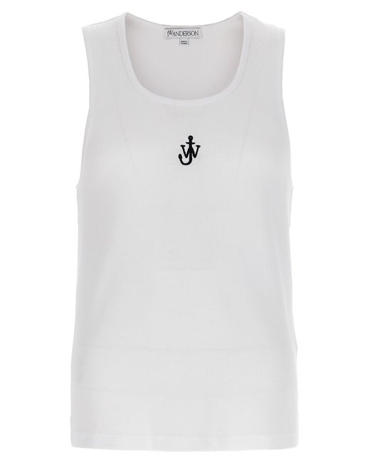 J.W. Anderson 'anchor Embroidery' Top in het White