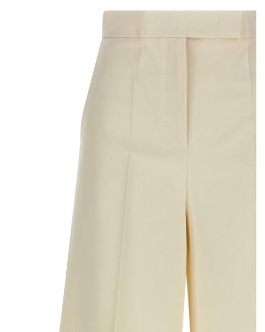Max Mara White 'Finish' Pants