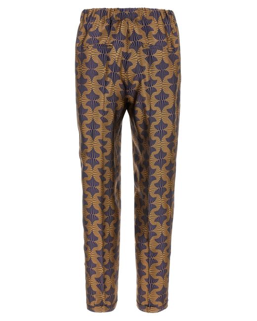 Alberto Biani Gray Patterned Pants