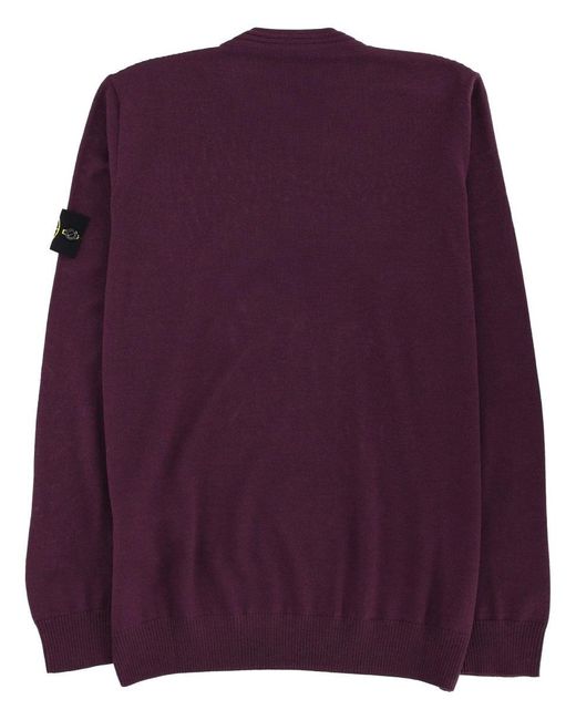 Stone Island Purple Maglia for men