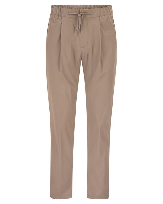 Herno Stretch Nylon Broek in het Natural voor heren