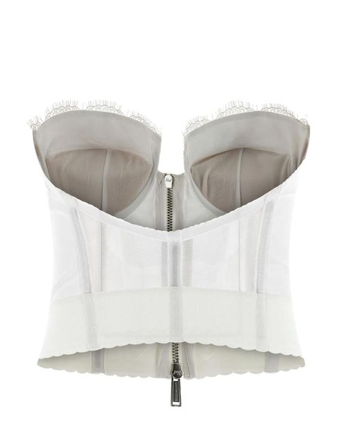 Haut Blanc DSquared² en coloris Gray