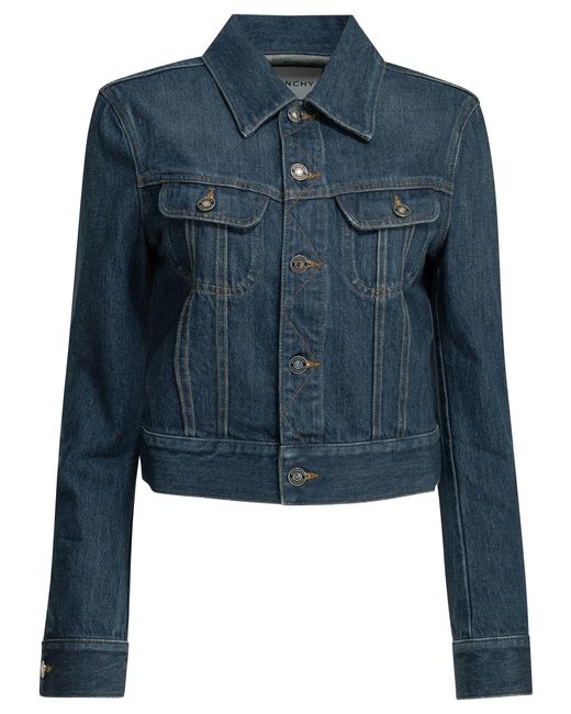 Givenchy "reguliere" Spijkerjasje in het Blue