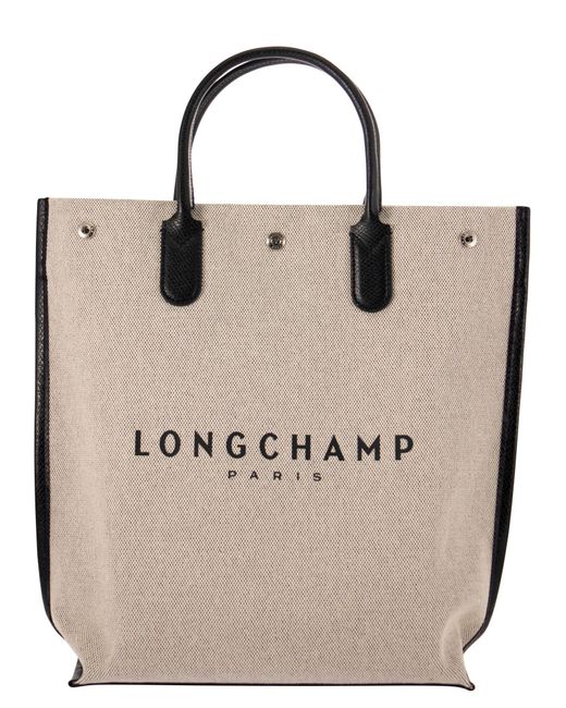 Essential Shoping Sac M Longchamp en coloris Natural