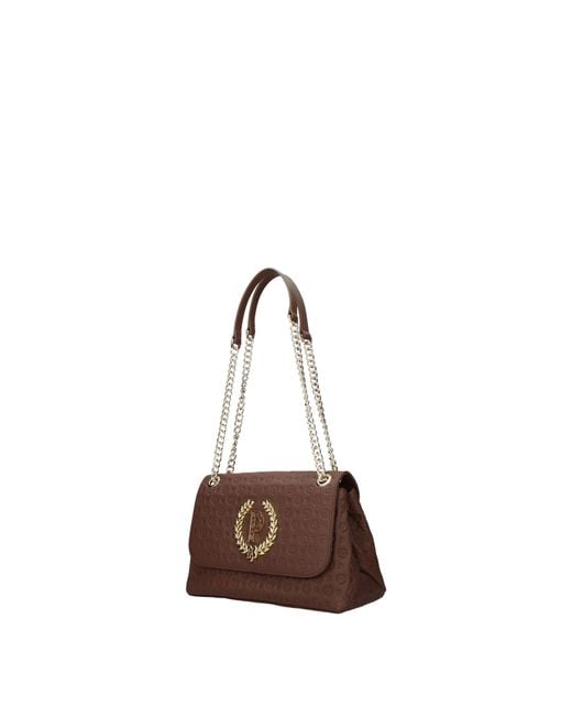 Pollini Brown Shoulder Bags Leather/Earth