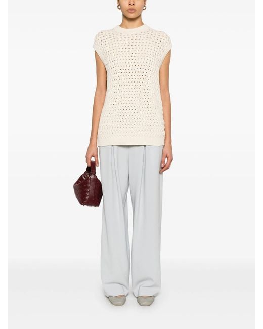 Theory Natural Cable-Knit Vest