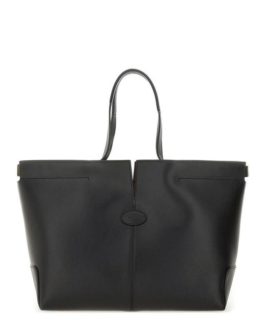 Tod's Black Di Bag Folio
