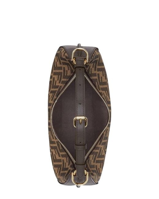 Fendi Gray Borsa "Graphy" Small