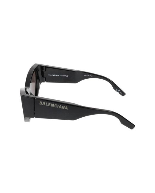 Balenciaga Zonnebrillen Bb0300 S 001 Zwart Zwart Grijs /19/150 in het Gray voor heren
