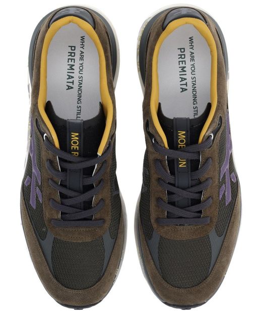 Premiata Black Moerun Sneaker for men