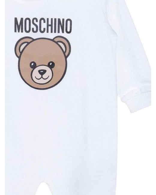 Moschino White Bodysuit Hat And Gag Set