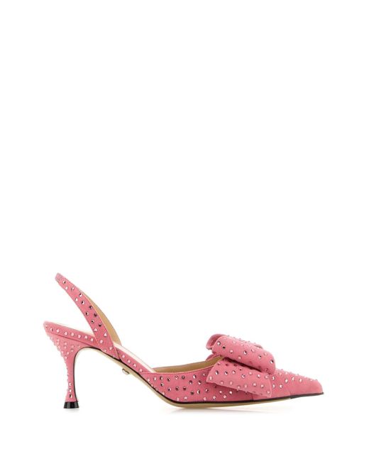 Mach & Mach Pink Mach&Mach Suede Le Cadeau Pumps