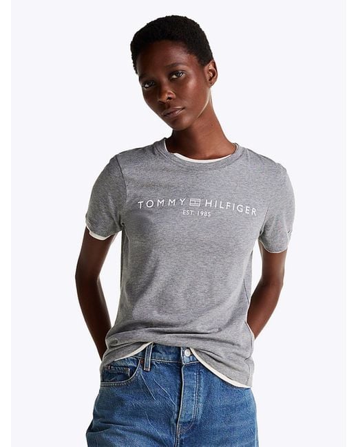 Tommy Hilfiger Blue T-Shirt mit Logo