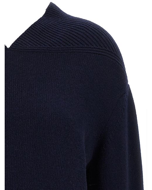 'V Neck Detail' Pull ' Victoria Beckham en coloris Blue